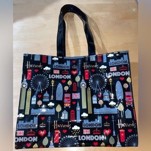 Harrods of London Glitter Tote Bag